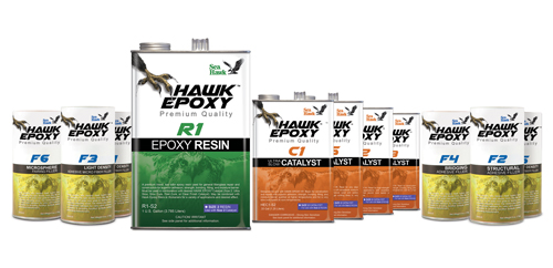 Hawk Epoxy C1-S2 Fast Cure Catalyst Size 2, .8 Quart